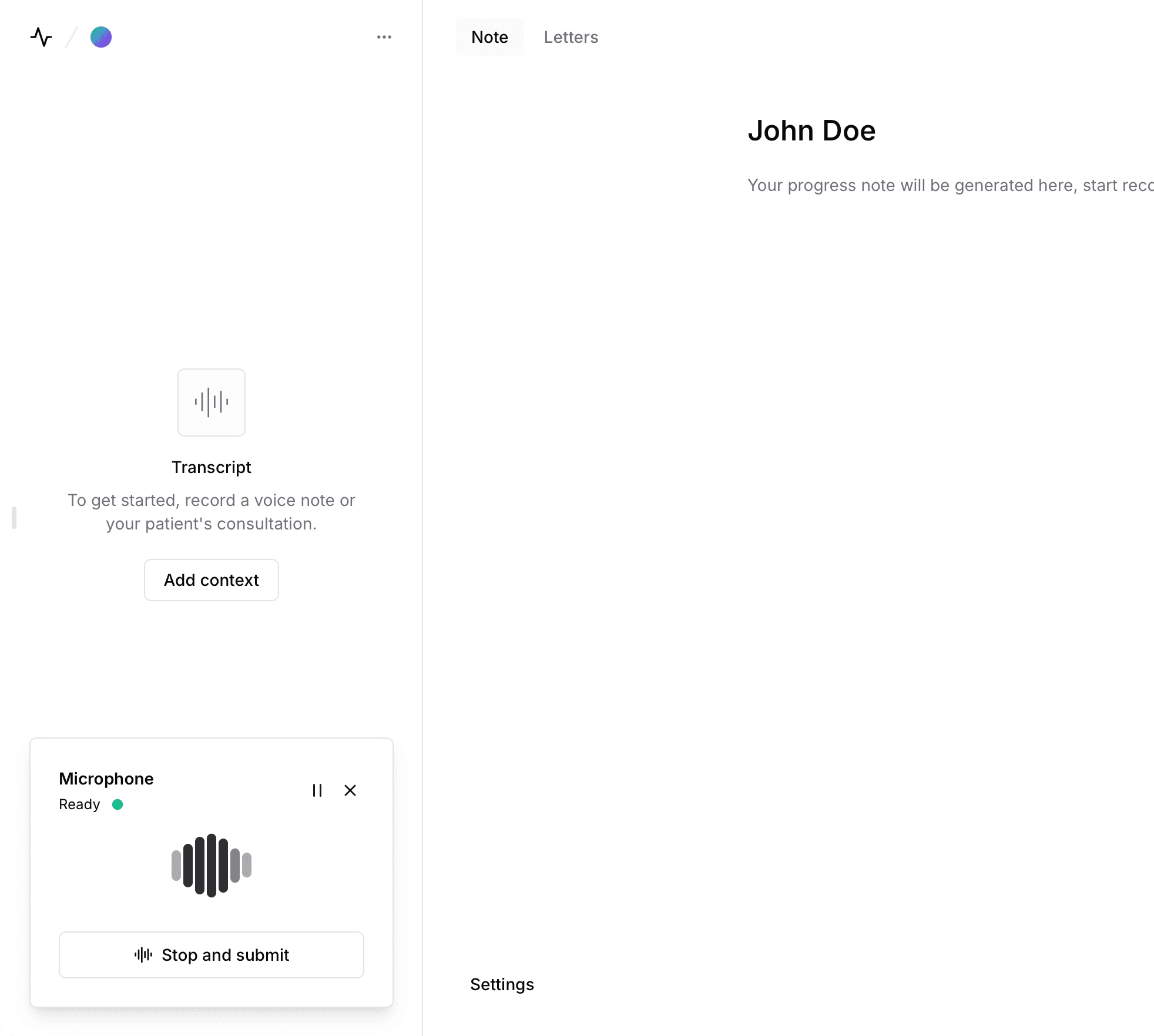 AI Scribe illustration